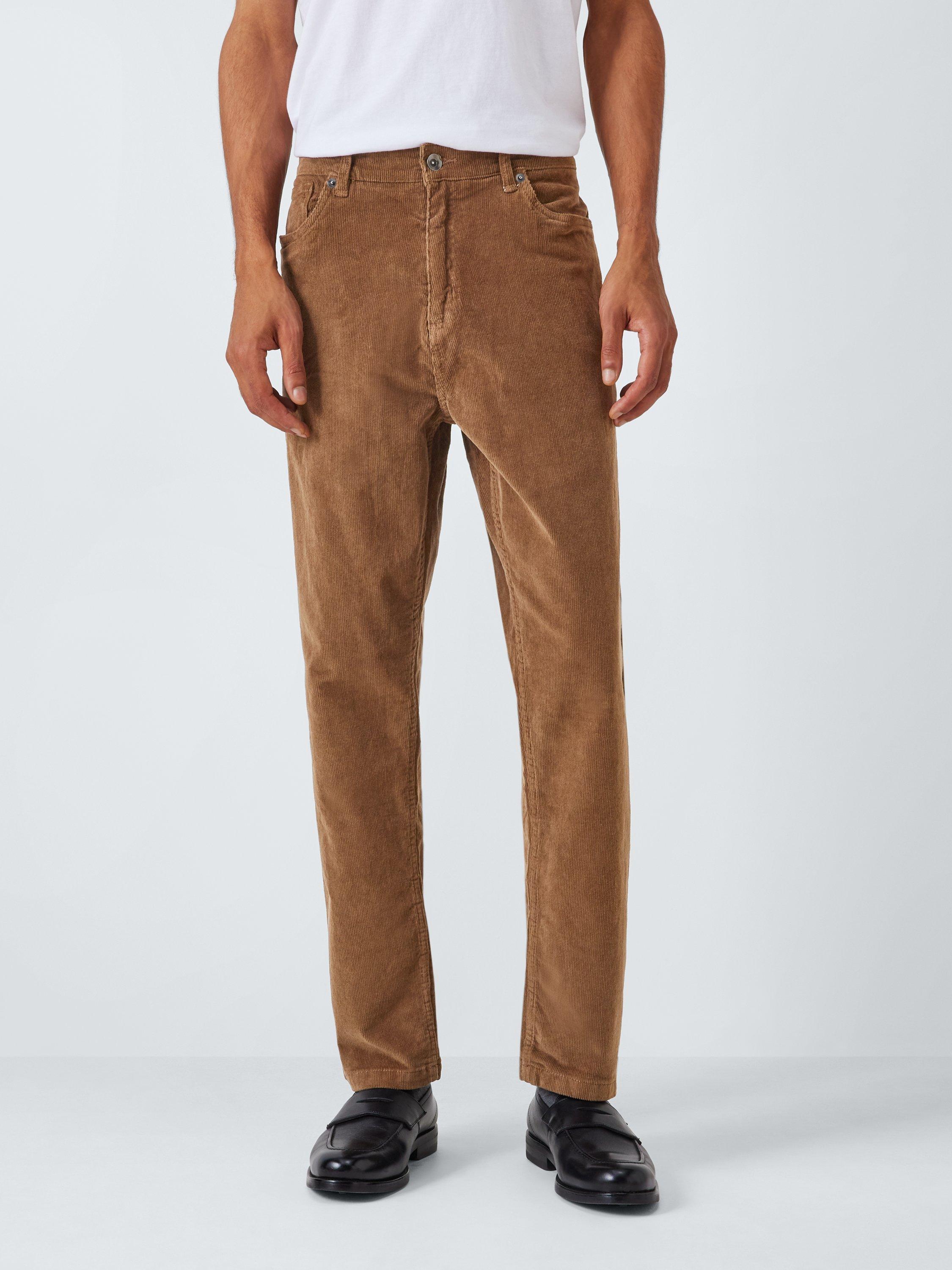 John Lewis Needlecord Jeans, Choc Chip