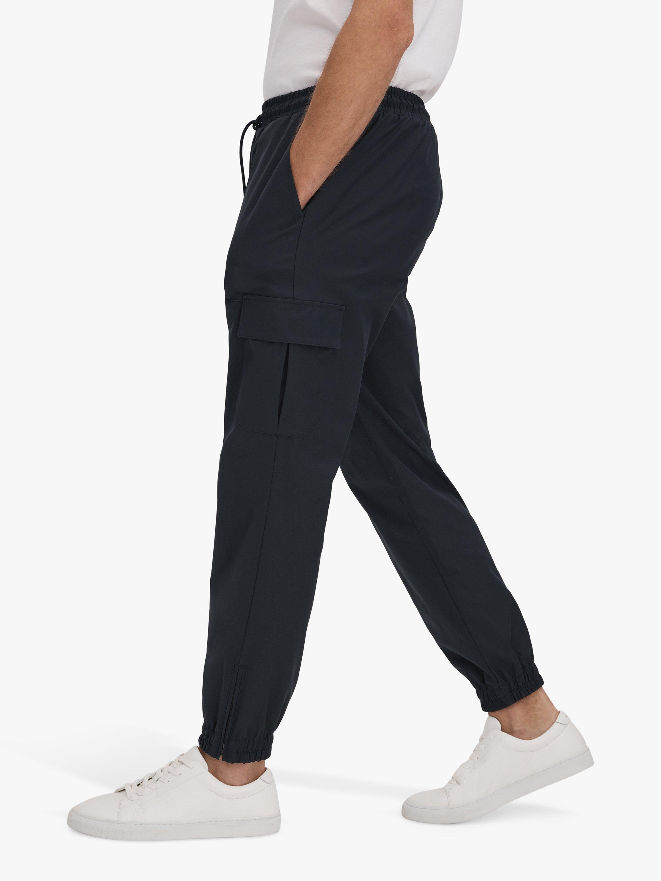 Reiss Lavenham Technical Cargo Trousers, Navy