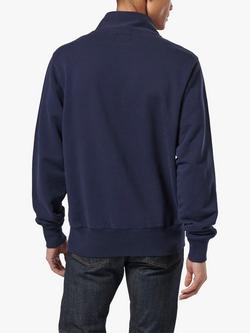 Triumph Motorcycles Ribble Zip Neck Sweatshirt, Indigo - view 2, Indigo
