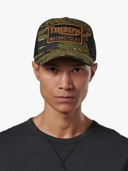 Triumph Motorcycles Hunter Trucker Cap, Khaki Camo, Khaki Camo
