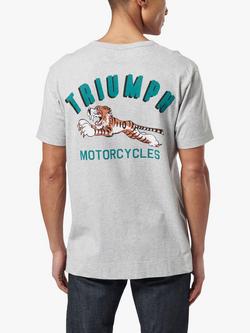 Triumph Motorcycles Super Sport Graphic T-Shirt - view 2, Silver Marl