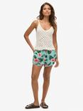 Superdry Beach Shorts, Luna Rose Mint