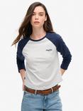 Superdry Essential Logo Long Sleeve Baseball Top