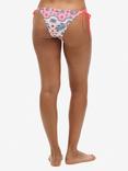 Superdry Tie Side Cheeky Bikini Briefs, Pink Bandana