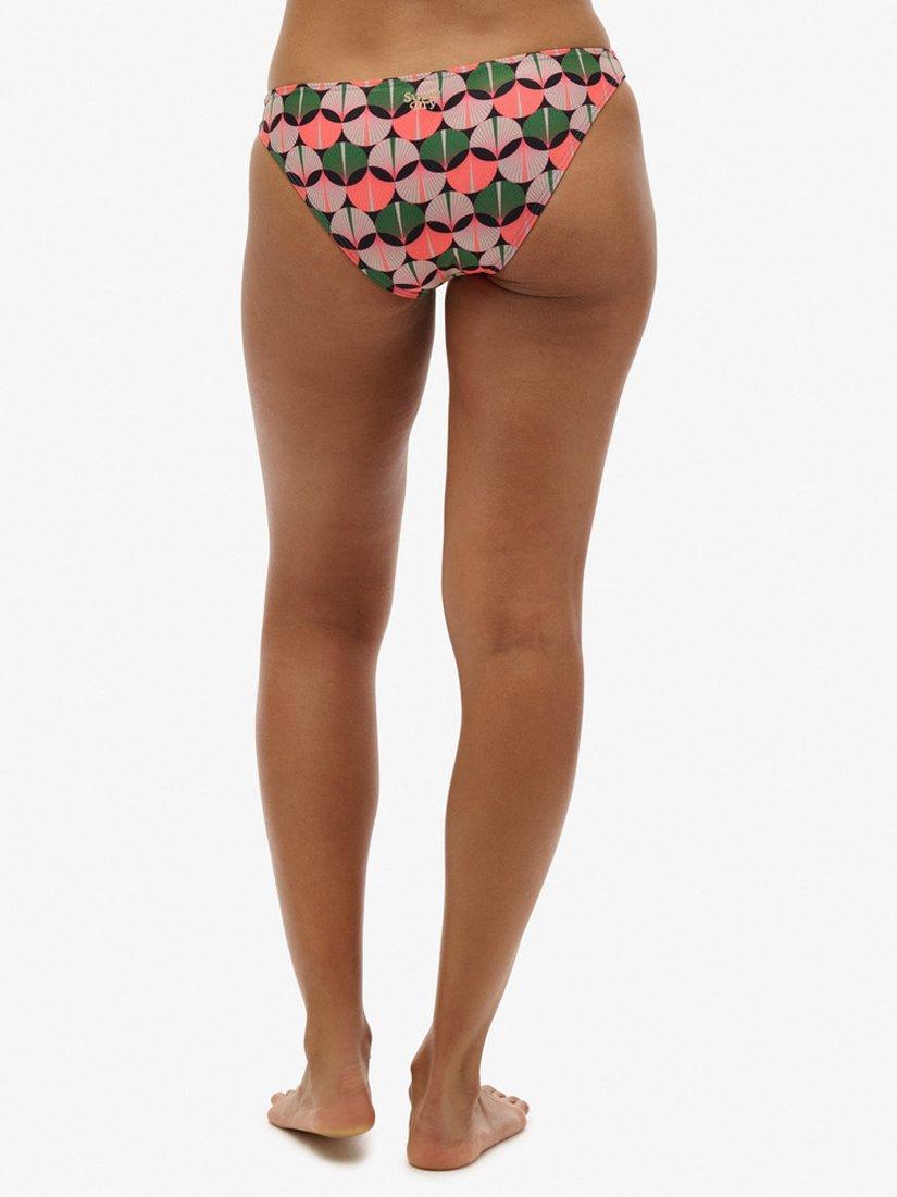 Product image 3 of 6, which shows Superdry Printed Classic Bikini Briefs, Orange Geo, 10