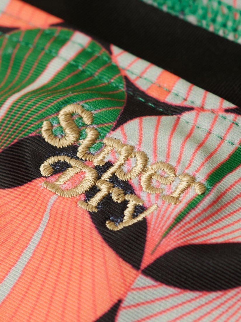 Product image 6 of 6, which shows Superdry Printed Classic Bikini Briefs, Orange Geo, 10