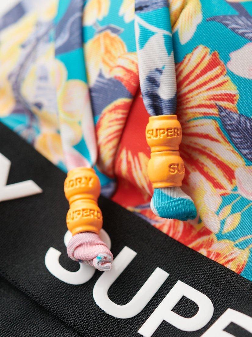 Product image 4 of 5, which shows Superdry Logo Triangle Bikini Top, Bali Blue Anemone, 12
