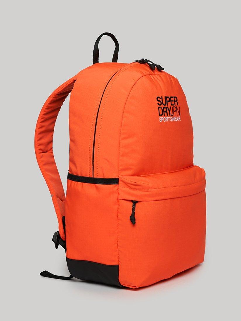 Superdry orange backpack best sale