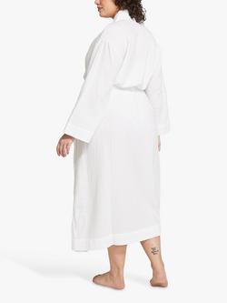 Nudea Organic Cotton Belted Robe - view 2, White