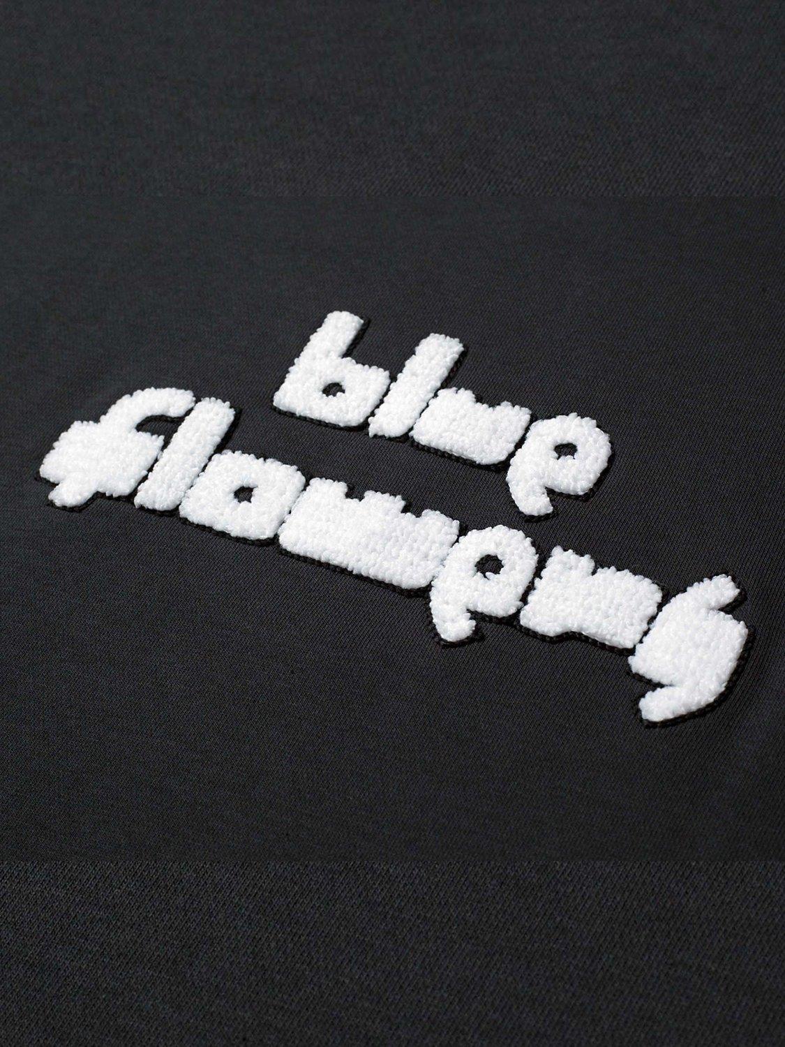 Product image 2 of 2, which shows Blue Flowers Cloud 9 Sweatshirt, Black, S