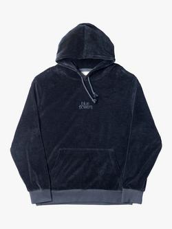 Blue Flowers Galactic Hoodie, Black - view 2, Black
