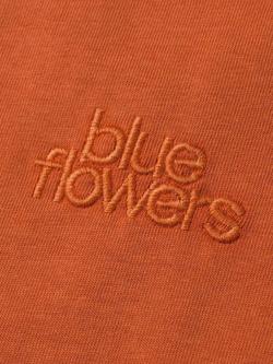 Blue Flowers Rumble T-Shirt, Dark Orange - view 2, Dark Orange