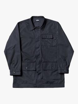 Blue Flowers Stealth Jacket, Black - view 2, Black