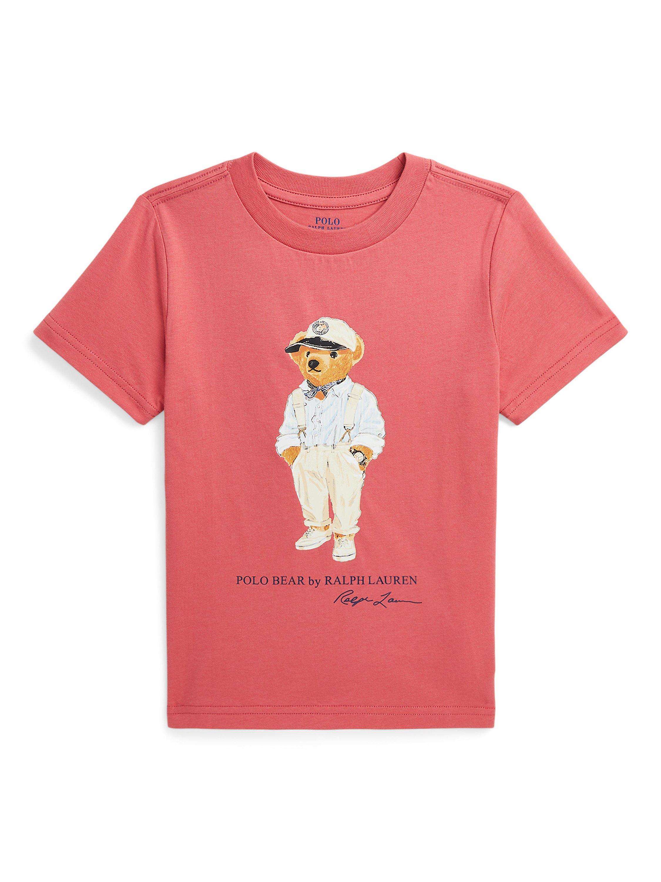 Ralph Lauren Kids Bear T Shirt Red