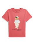 Ralph Lauren Kids' Bear T-Shirt, Red