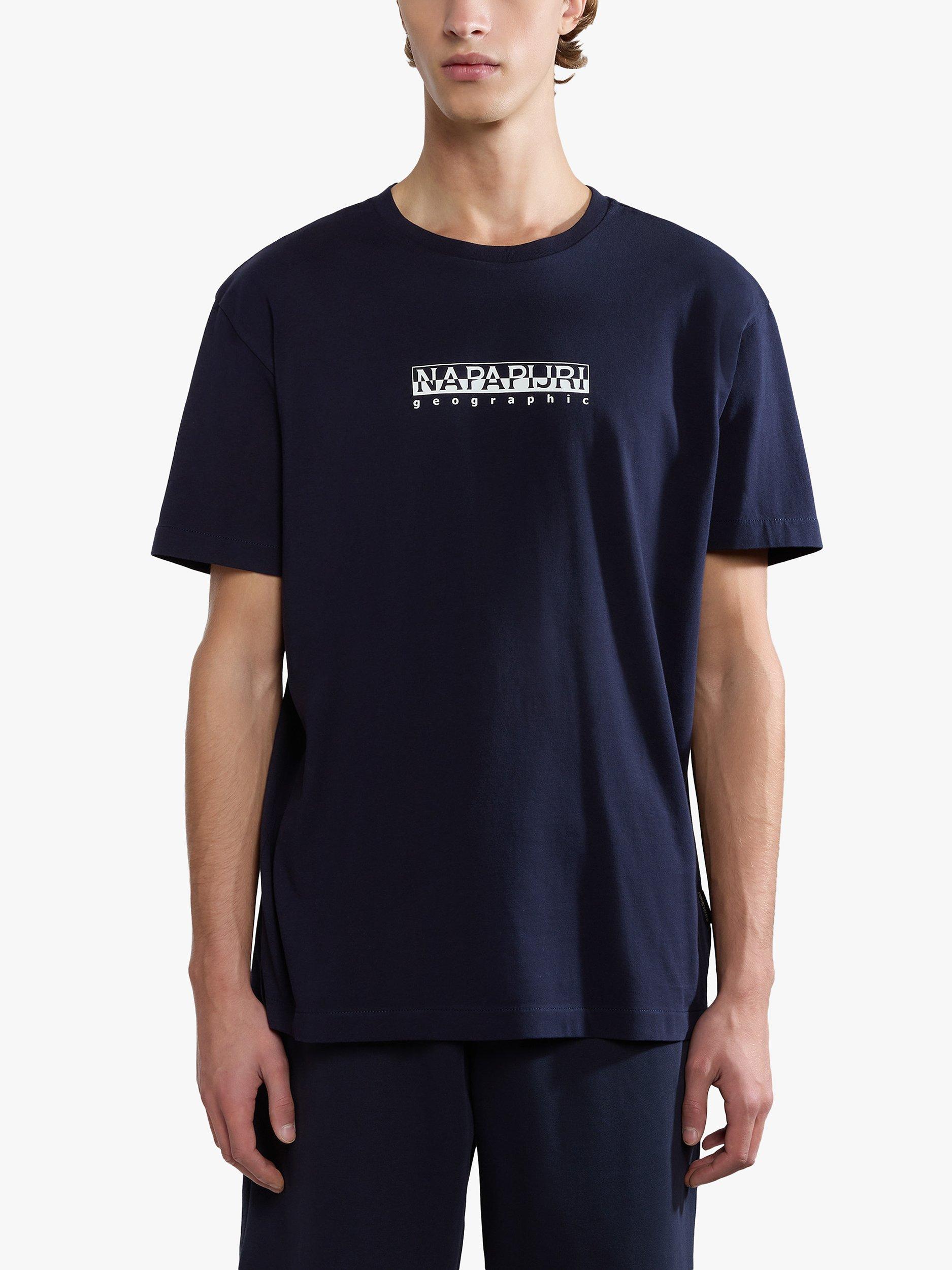 Napapijri Box Short Sleeve T-Shirt, Marine, S