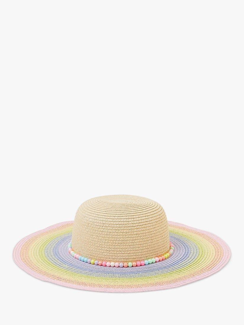 Monsoon Kids' Ombre Floppy Straw Hat, Multi