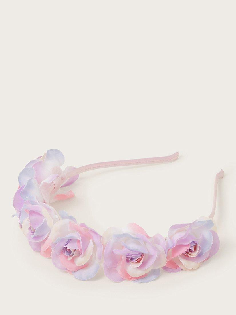 Monsoon Kids' Fluro Pop 3D Flower Aliceband, Multi