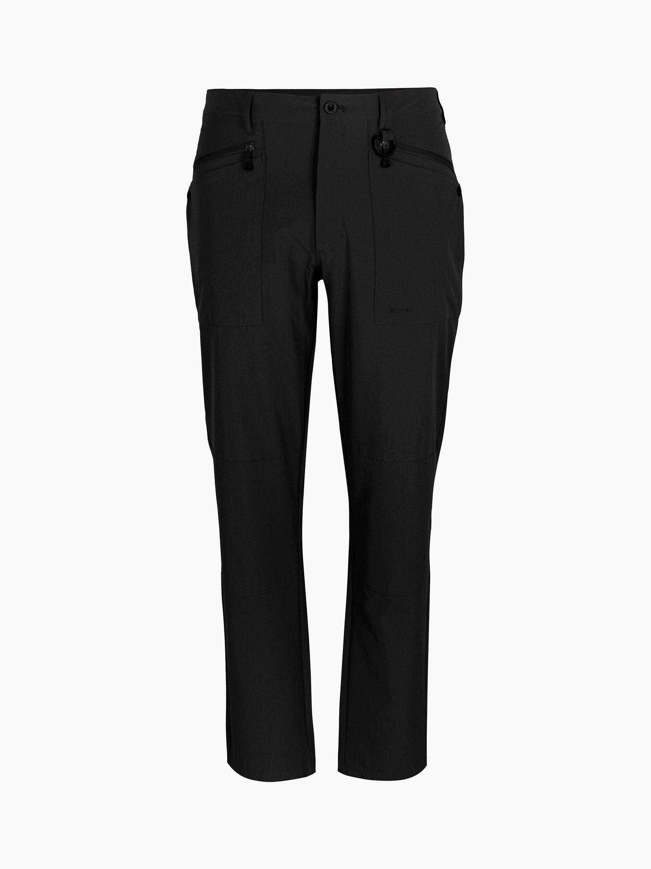 Product image 3 of 3, which shows Rohan Stretch Bags Walking Trousers, Black, 32R