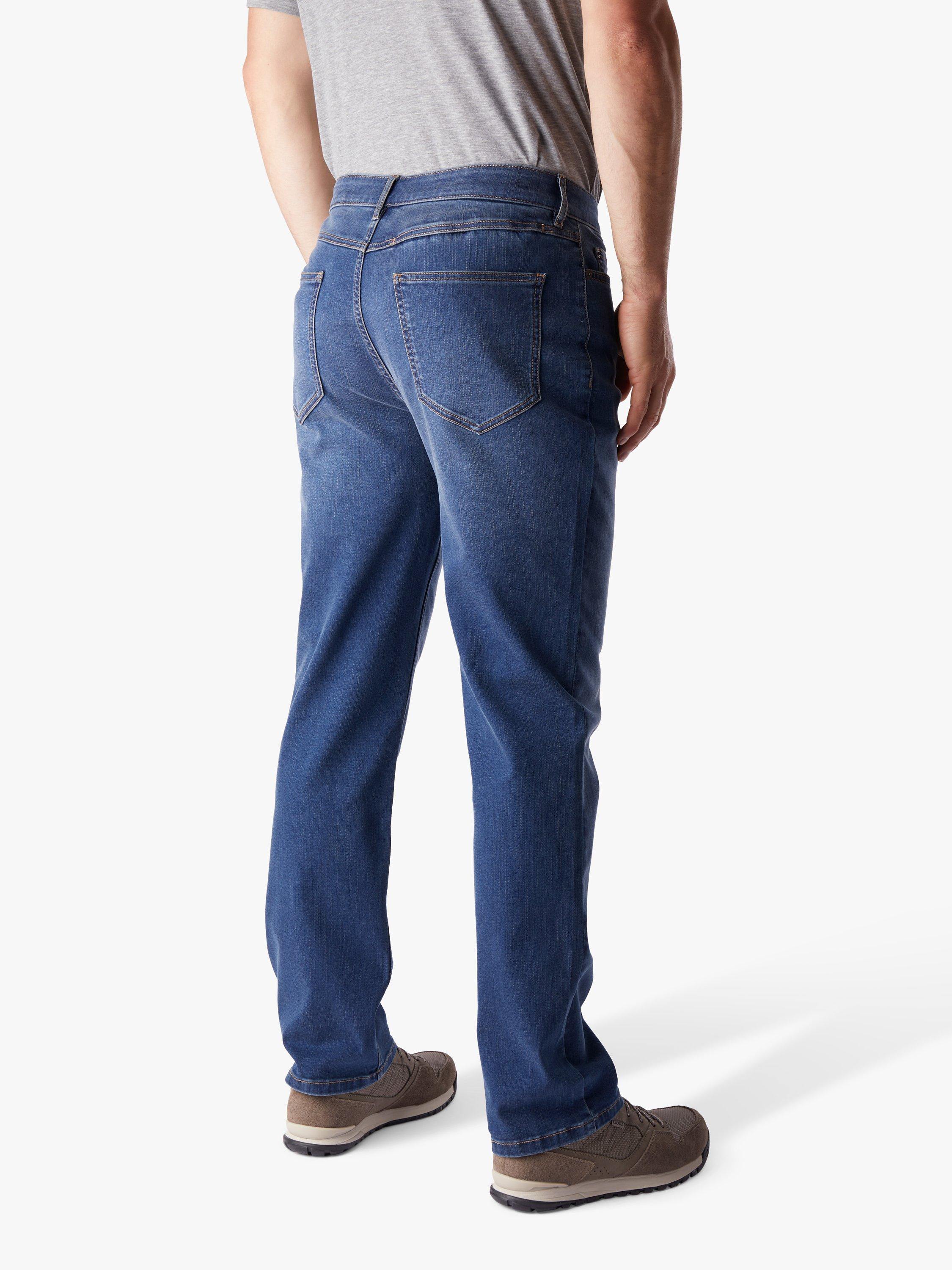Product image 2 of 5, which shows Rohan Flex Men's Classic Fit Jeans, Mid Denim, 36R