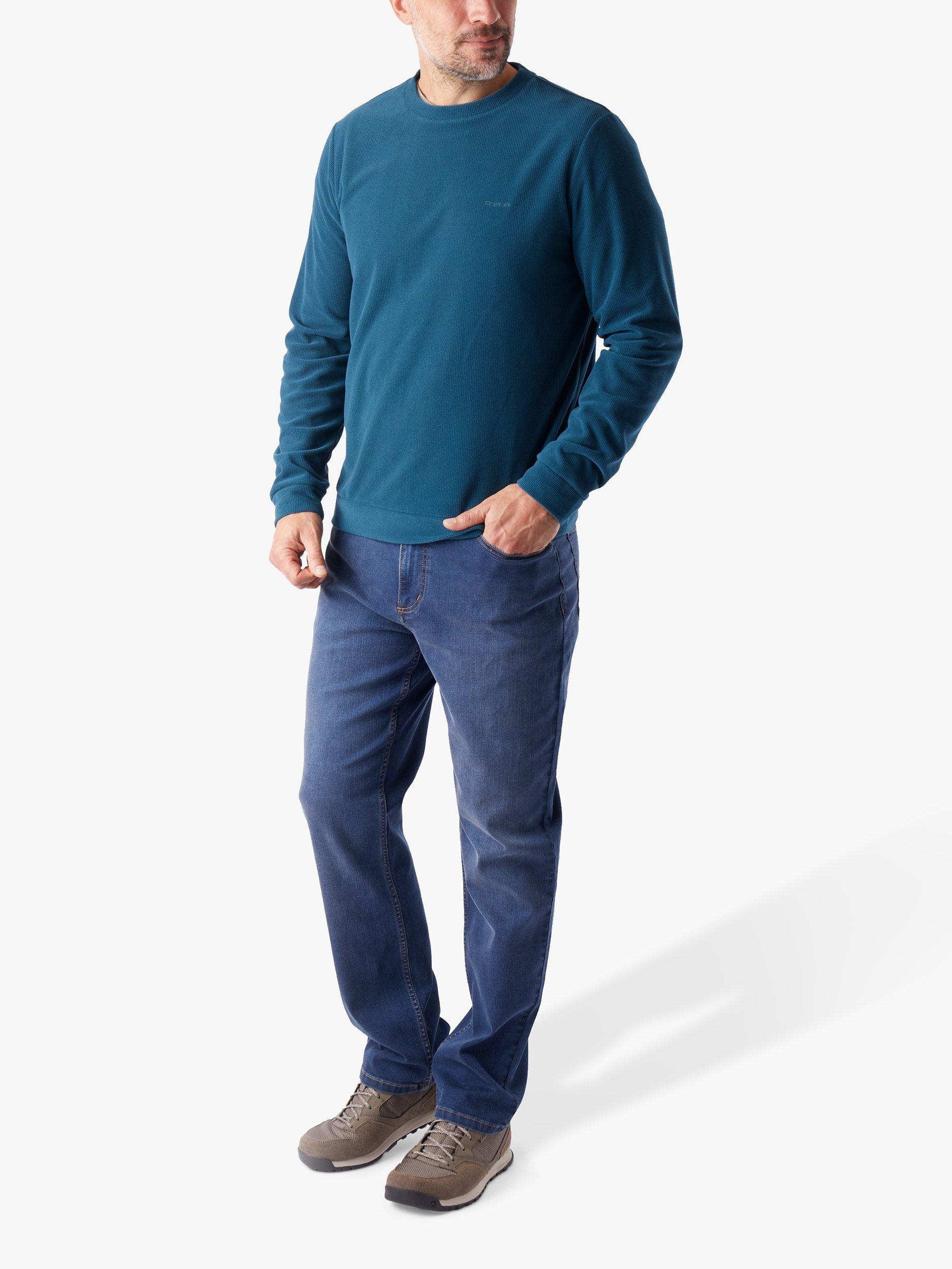 Product image 4 of 5, which shows Rohan Flex Men's Classic Fit Jeans, Mid Denim, 36R