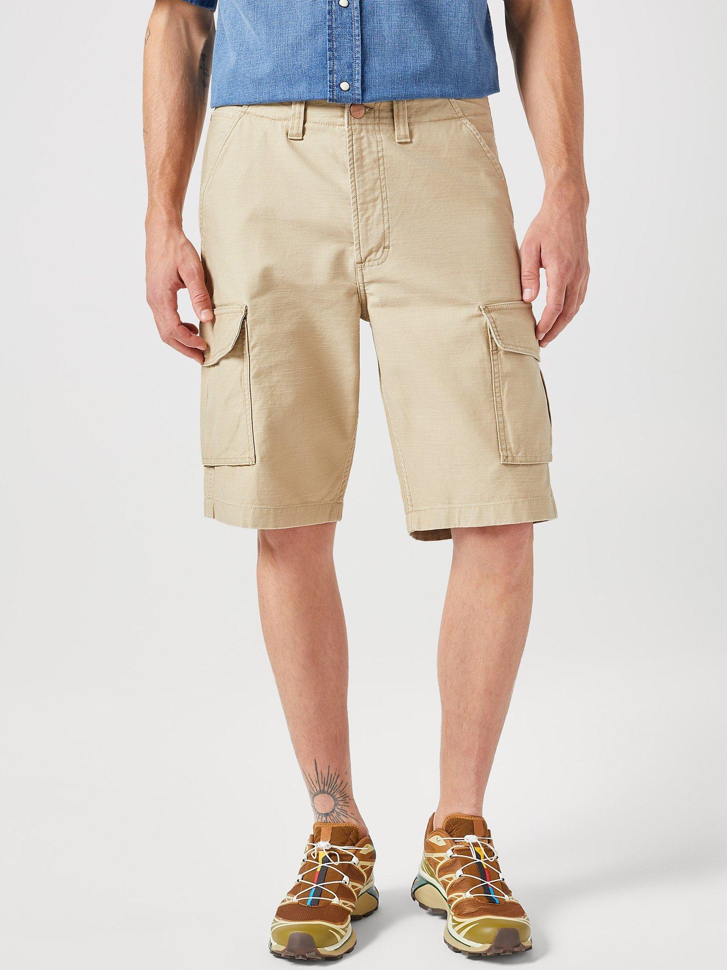 Wrangler Casey Cargo Shorts, Saddle, 32R