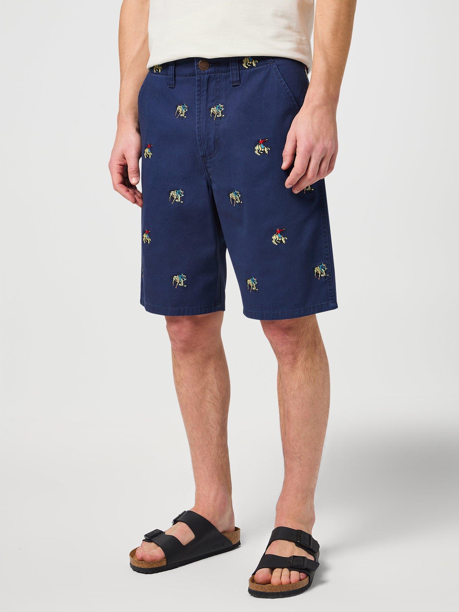 Wrangler Critter Chino Shorts, Dark Navy