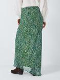 AND/OR Marnie Sheer Print Midi Skirt, Green/Multi