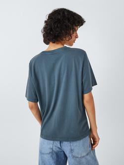 AND/OR Authentic Tee - view 2, Washed Denim Blue