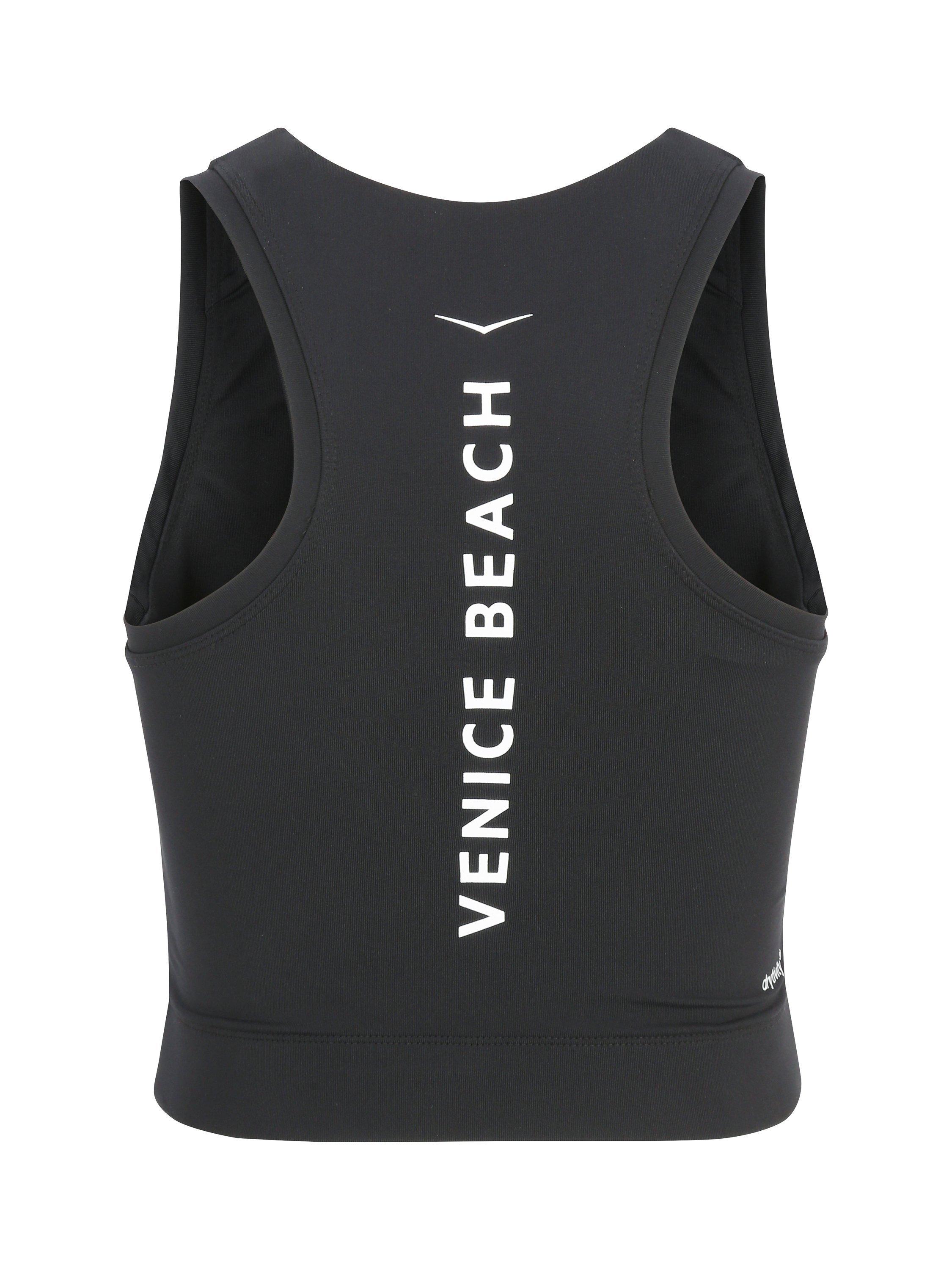 Product image 5 of 7, which shows Venice Beach Editha Crew Neck Sports Top, Black, L