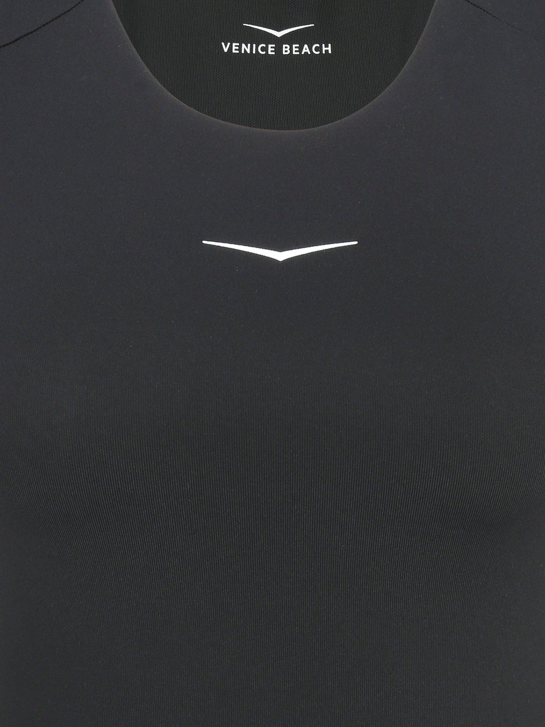 Product image 7 of 7, which shows Venice Beach Editha Crew Neck Sports Top, Black, L