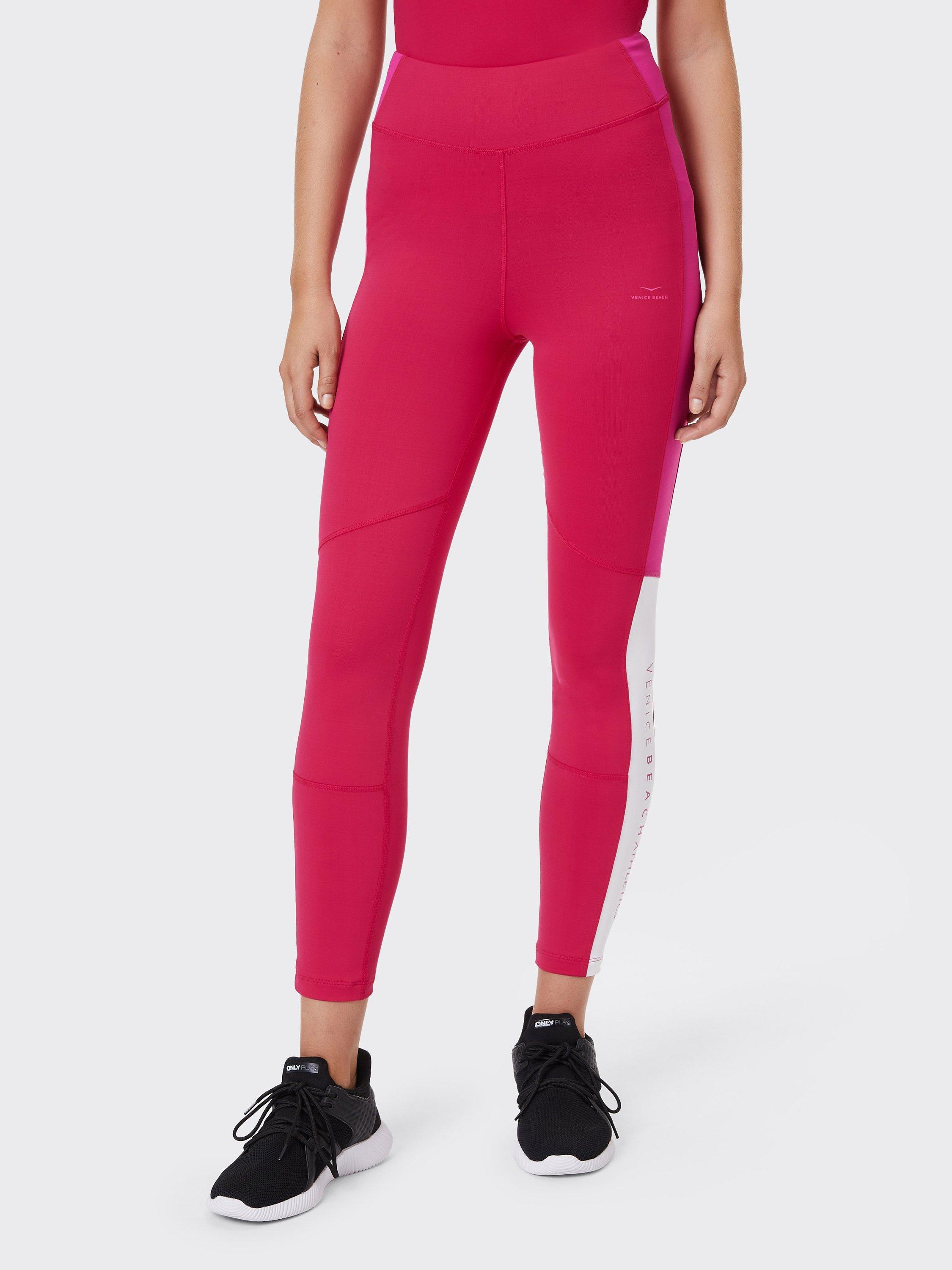 Venice Beach Clifia 7 8 Sports Leggings Ruby Red Virtual Pink