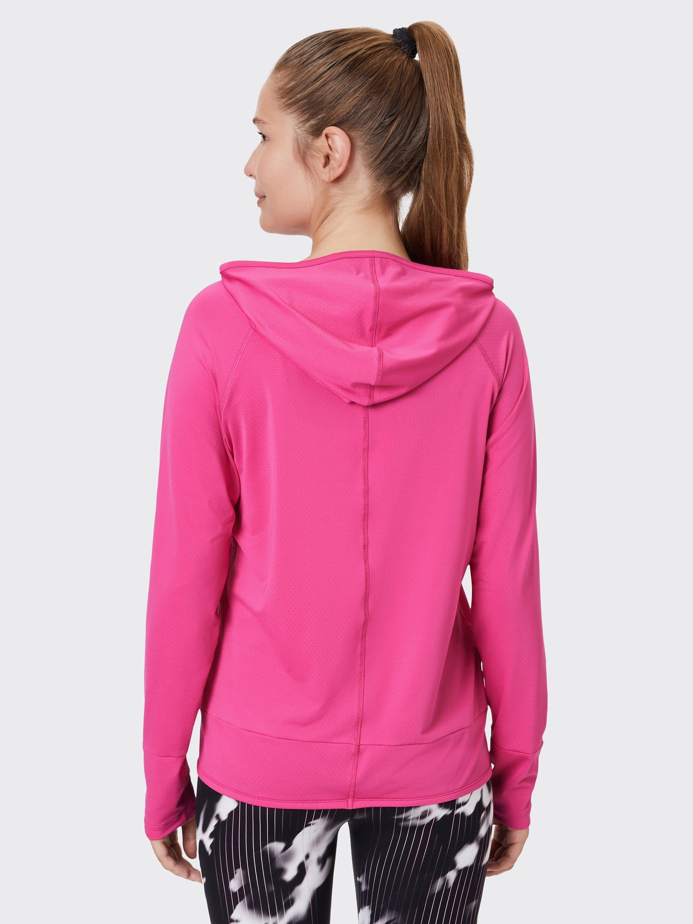 Product image 2 of 7, which shows Venice Beach Minka Long Sleeve Hooded Top, Virtual Pink, XS