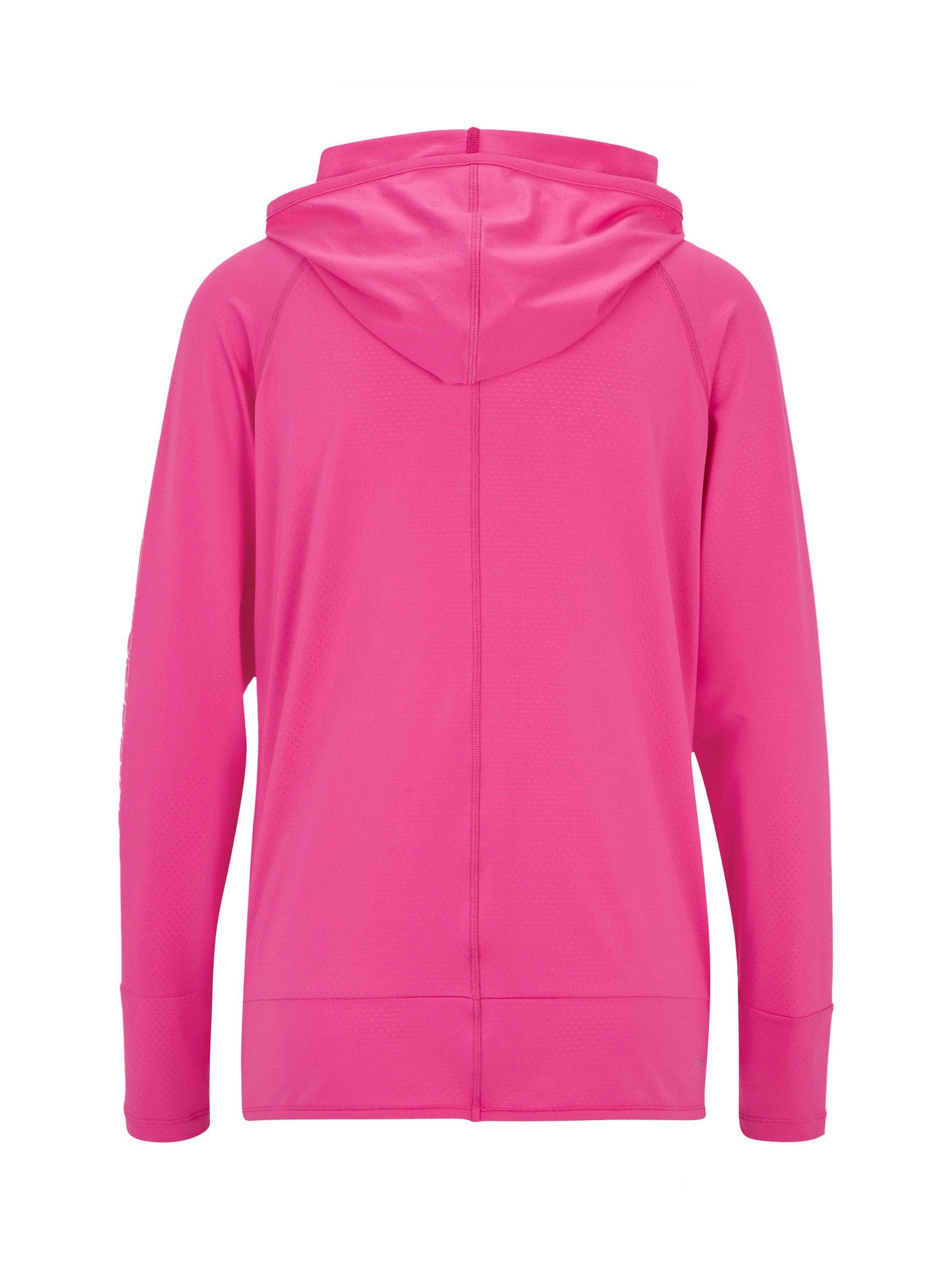 Product image 5 of 7, which shows Venice Beach Minka Long Sleeve Hooded Top, Virtual Pink, XS