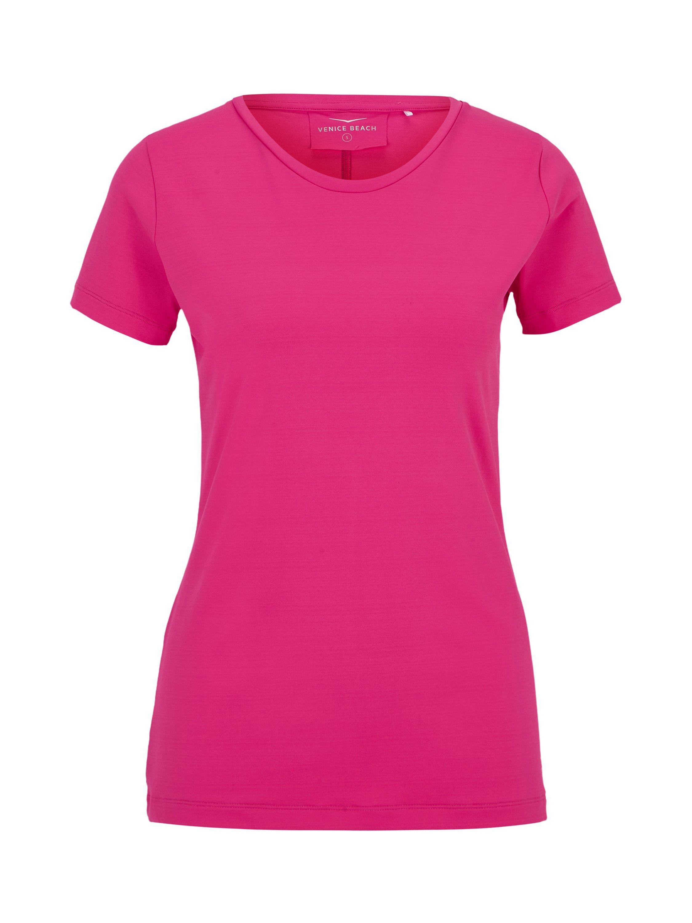 Product image 4 of 7, which shows Venice Beach Deanna Slim Fit Sports T-Shirt, Virtual Pink, XS