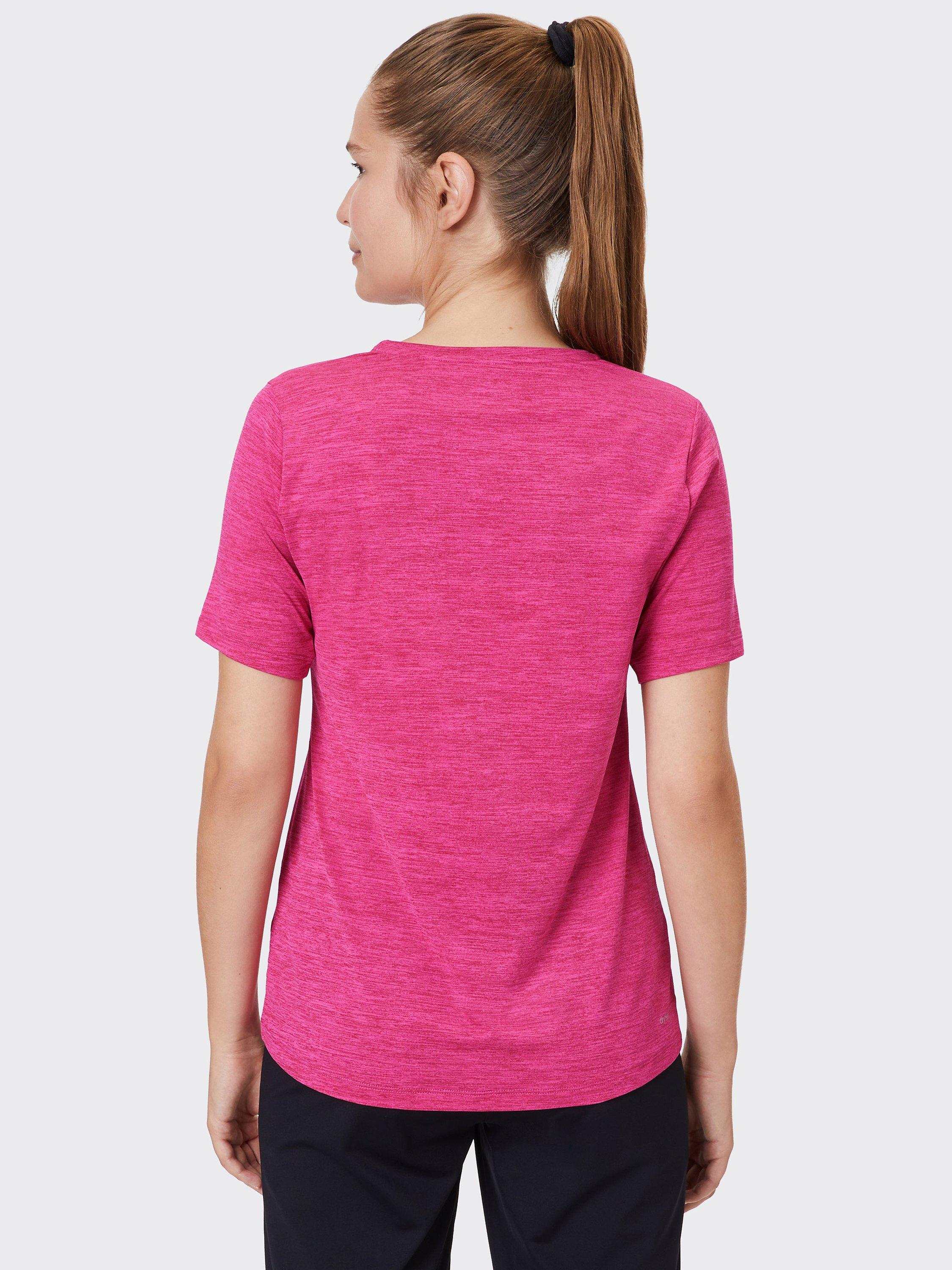 Product image 2 of 7, which shows Venice Beach Sia Melange Relaxed Fit Sports T-Shirt, Virtual Pink, XS