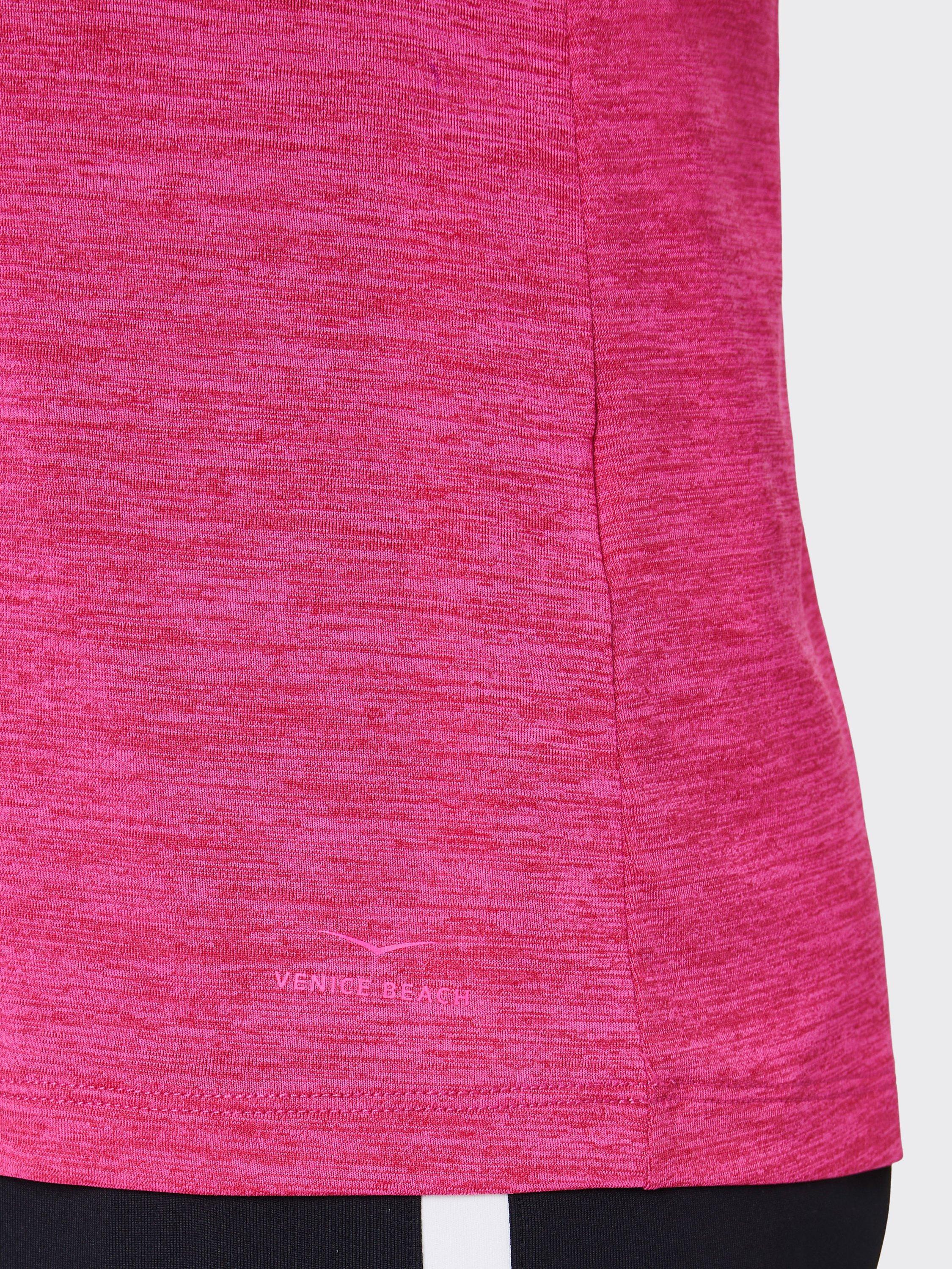 Product image 7 of 7, which shows Venice Beach Sia Melange Relaxed Fit Sports T-Shirt, Virtual Pink, XS