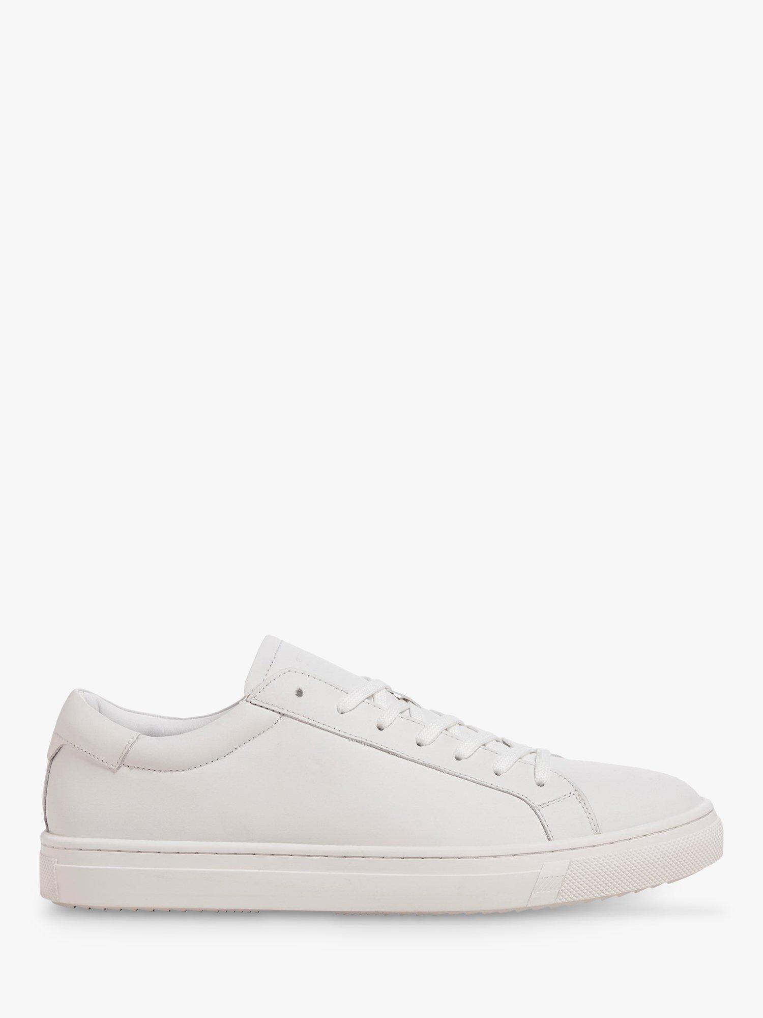 Jack & Jones Radcliffe Leather Trainers, White