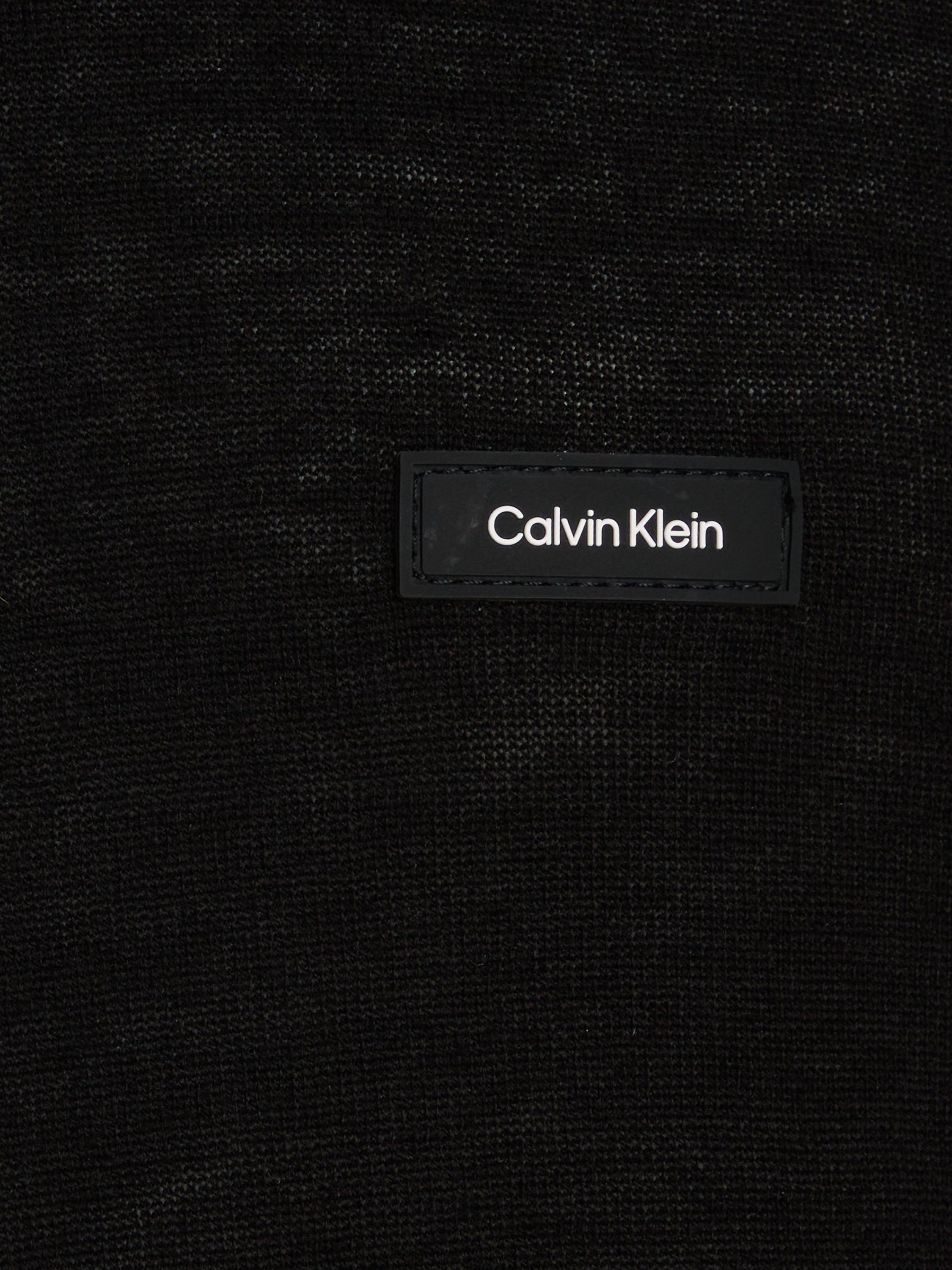 Calvin Klein Silk Cotton Blend Jumper, Black, XS