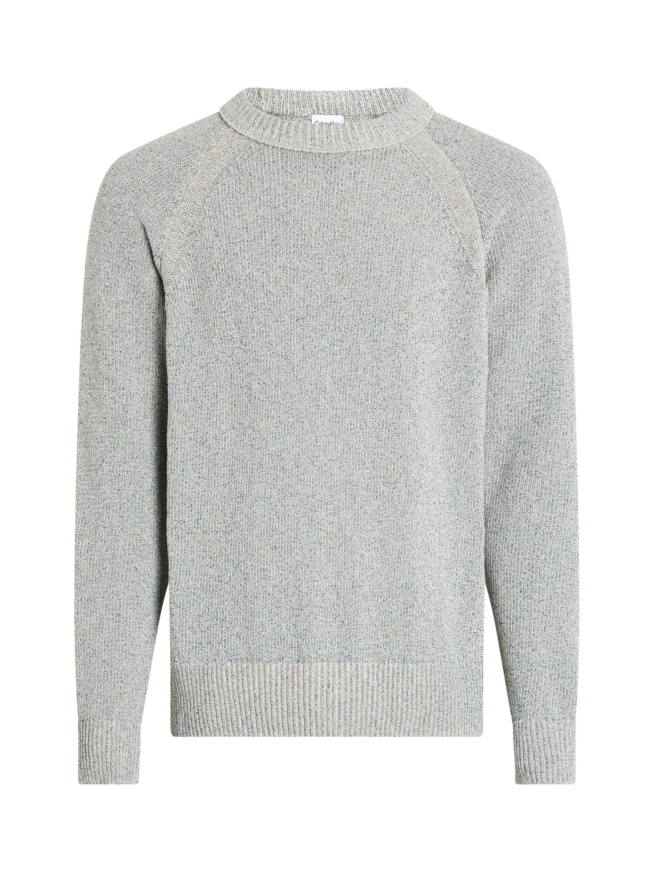 Calvin Klein Cotton Blend Jumper, Quiet Green
