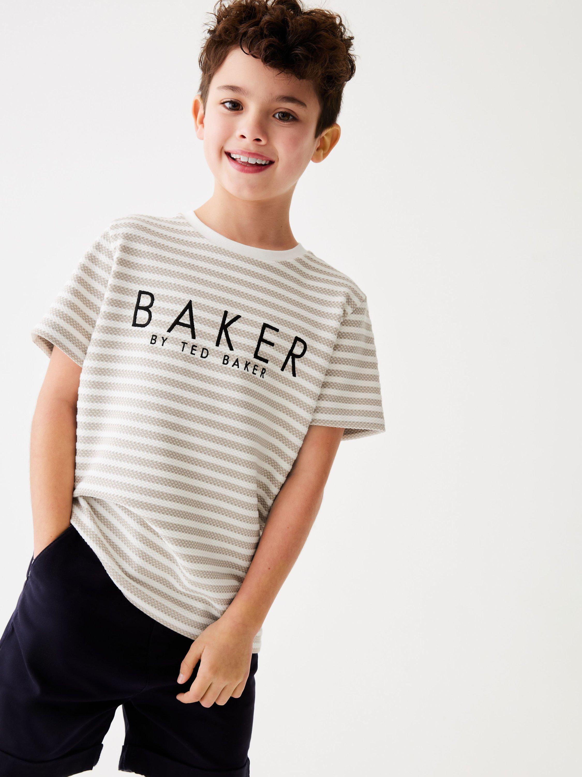 Ted Baker Kids' Logo Strike T-Shirt, Neutral