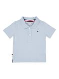 Tommy Hilfiger Baby Flag Logo Polo Shirt, Breezy Blue