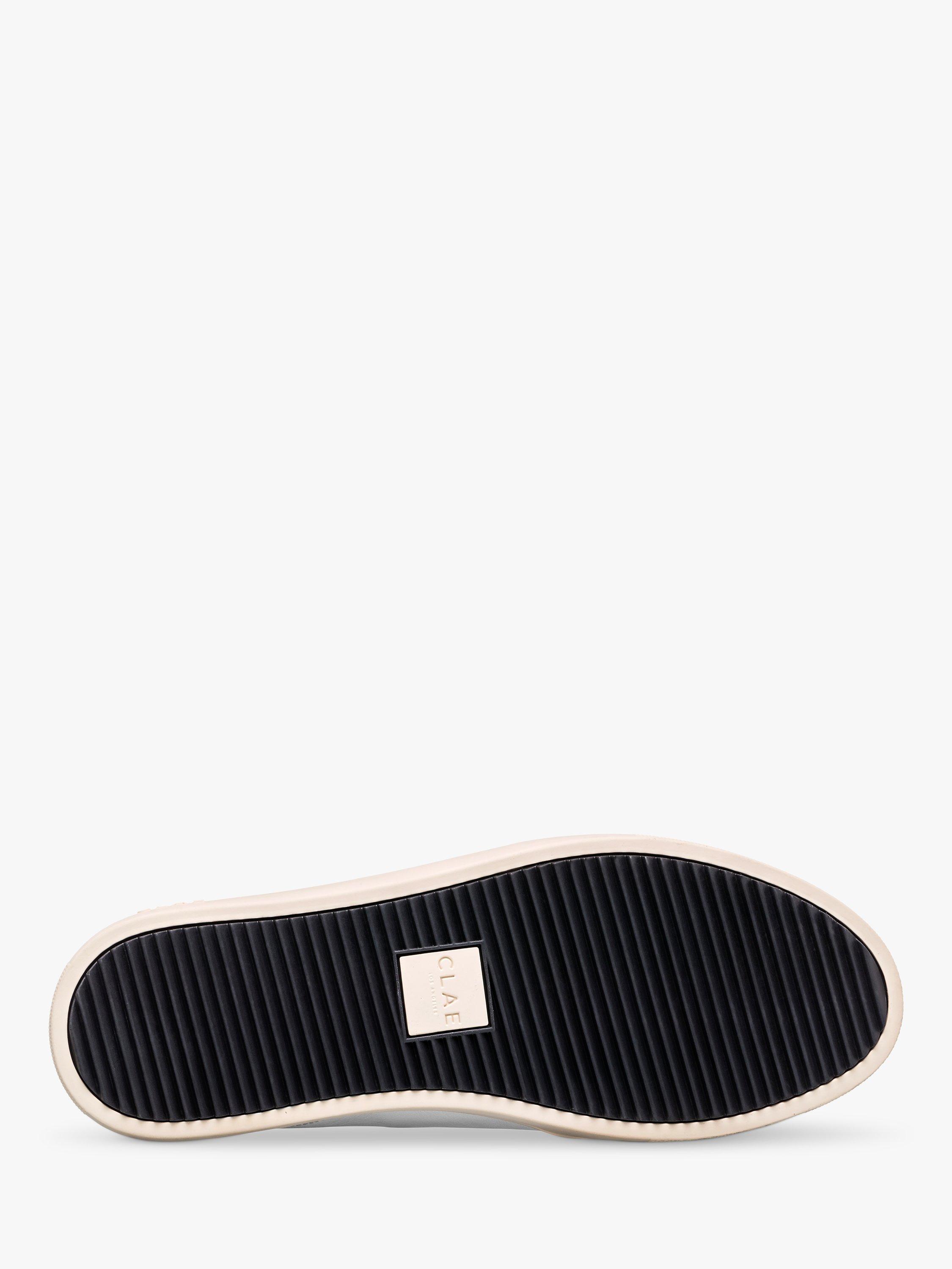 Product image 5 of 5, which shows CLAE Deane Leather Trainers, White/Tan, 7