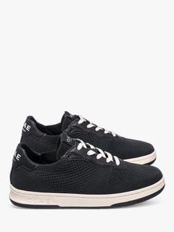 CLAE Malone Knitted Lace Up Trainers - view 2, Black