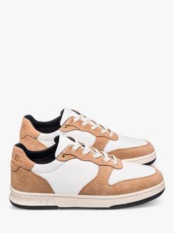 CLAE Malone Apple Lace Up Trainers - view 2, White/Starfish/Black