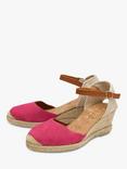 Ravel Rhea Wedge Espadrille Sandals, Fuchsia