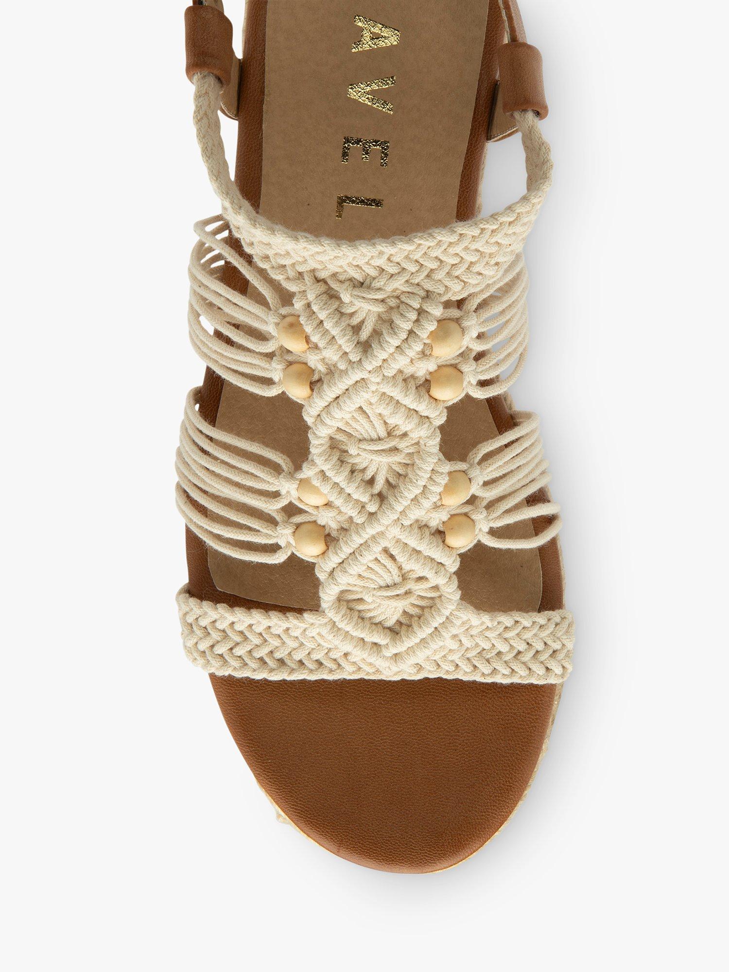 Product image 4 of 4, which shows Ravel Medway Flatform Sandals, Tan, 5