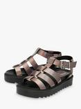 Ravel Oakley Flatform Sandals, Pewter