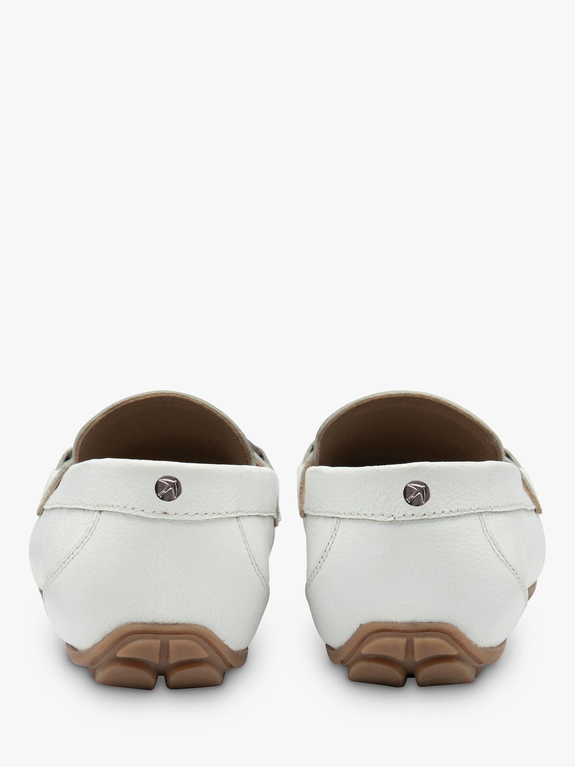 Product image 3 of 4, which shows Ravel Dutton Leather Loafers, White, 8