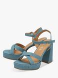 Ravel Farran Block Heel Sandals, Blue, Blue